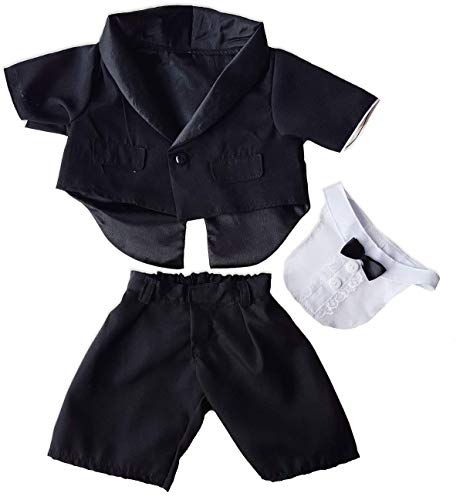 Tuxedo Outfit Teddy Bear Clothes Fits Most 14' - 18' Build-A-Bear And Make Your Own Stuffed Animals