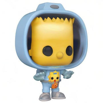 Funko Pop! Animation: Simpsons - Bart W/Chestburster Maggie, Multicolor, 3.75 Inches (50138)
