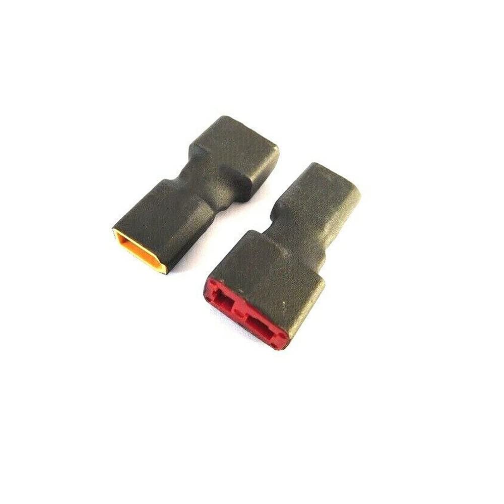 LINSYRC 2 Pairs XT30 to T-Plug Connector RC Male Female Adapter for RC Car Plane Lipo Battery ESC