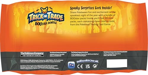 Pokemon TCG Booster Bundle - Trick or Trade, Small, Multi-color, Paper, Model 290-85834