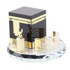 Pssopp Crystal Car Ornament, Islamic Decor - Gilded Kaaba Model Kit, Muslim Crystal Collectible Figurines, Souvenirs & Vehicle D