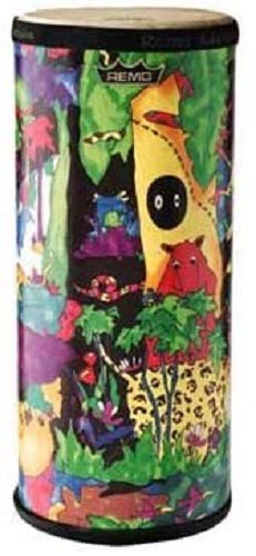 Remo Kids Percussion Konga Drum, 6" Fabric Rain Forest, Model KD-1506-01, Nylon Material