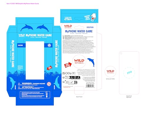Wild Republic My Phone Water Game Dolphin Design, Gift For Kids, Great For Hours Of Independent Play