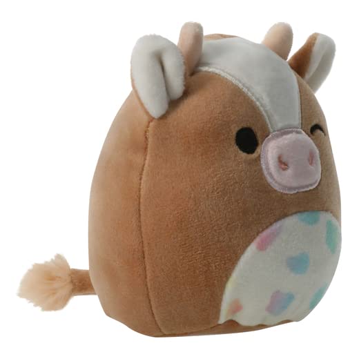 Squishmallows Kellytoy 2023 Easter Griella The Cow 5 ' ' Brown