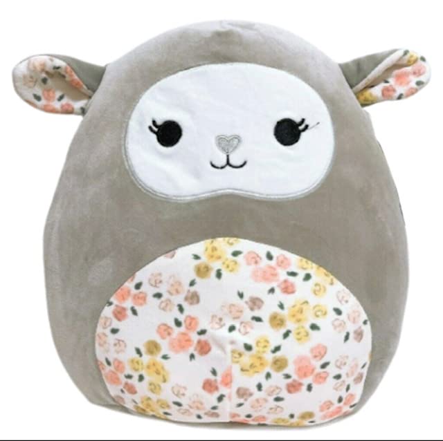 Squishmallows 5 Inch Elea Lamb Plush Toy - Soft Polyester Easter Squad Animal