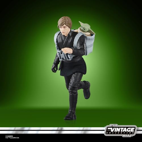 Star Wars: The Book Of Boba Fett Vintage Collection Luke Skywalker & Grogu Action Figures 10 Cm