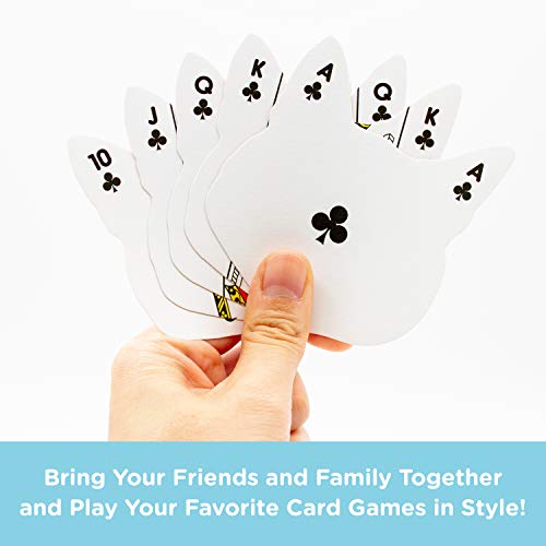 Gamago Kitten Playing Cards - Kitten Shaped Deck Of Cards To Play Your Favorite Card Games For Cat Lovers, Birthdays, Stocking S