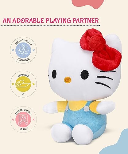 Hello Kitty In Yellow And Blue Dungree