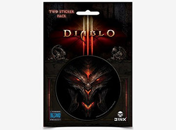 JINX Diablo III Face Sticker, Multi-Colored, 3