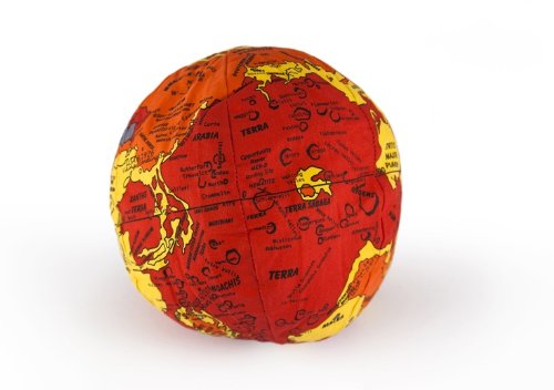 Hugg-A-Mars- The Original Soft & Huggable Red t. 400 Places Labeled for All Ages Too. Kids Teens mature-themeds Teachers and Parents Educational Toy