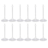 Exceart 24Pcs White Doll Stand Doll Support Rack Action Figure Display Rack For Window Doll Display Decoration Collection