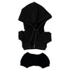 niannyyhouse 20cm Plush Doll Clothes Elastic Solid Sportswear Suits Hoodie Pants Soft Stuffed Plush Toy Dress Up Accessories (Bl