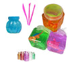 Promote Trader Diy Jelly Kit With 3 Crystal Slime And 12 Air Dry Clay With Free Clay Modelling Tools For Kids Boys And Girls Art