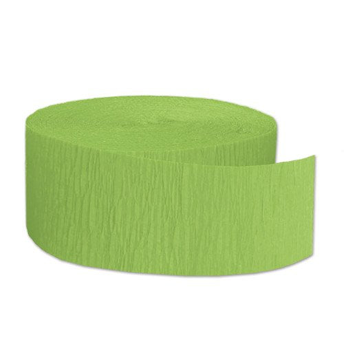 FR Festive Crepe Streamer (lt green) Party Accessory (1 count) (1/Pkg)
