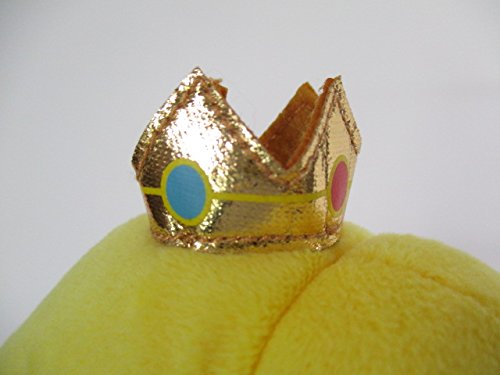 Little Buddy Super Mario All Star Collection 1418 Peach Stuffed Plush, 10'',Multicolor