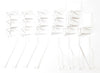 Carrera Digital 16 Guardrail Holders Set - 4 Ends, 2 Connectors, Model 20085219, Plastic, One Size