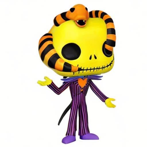 Pop! The Nightmare Before Christmas Jack Skellington With Snake Blacklight Special Edition