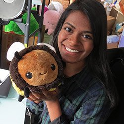 Squishable / Mini Fuzzy Bumblebee Plush - 7'