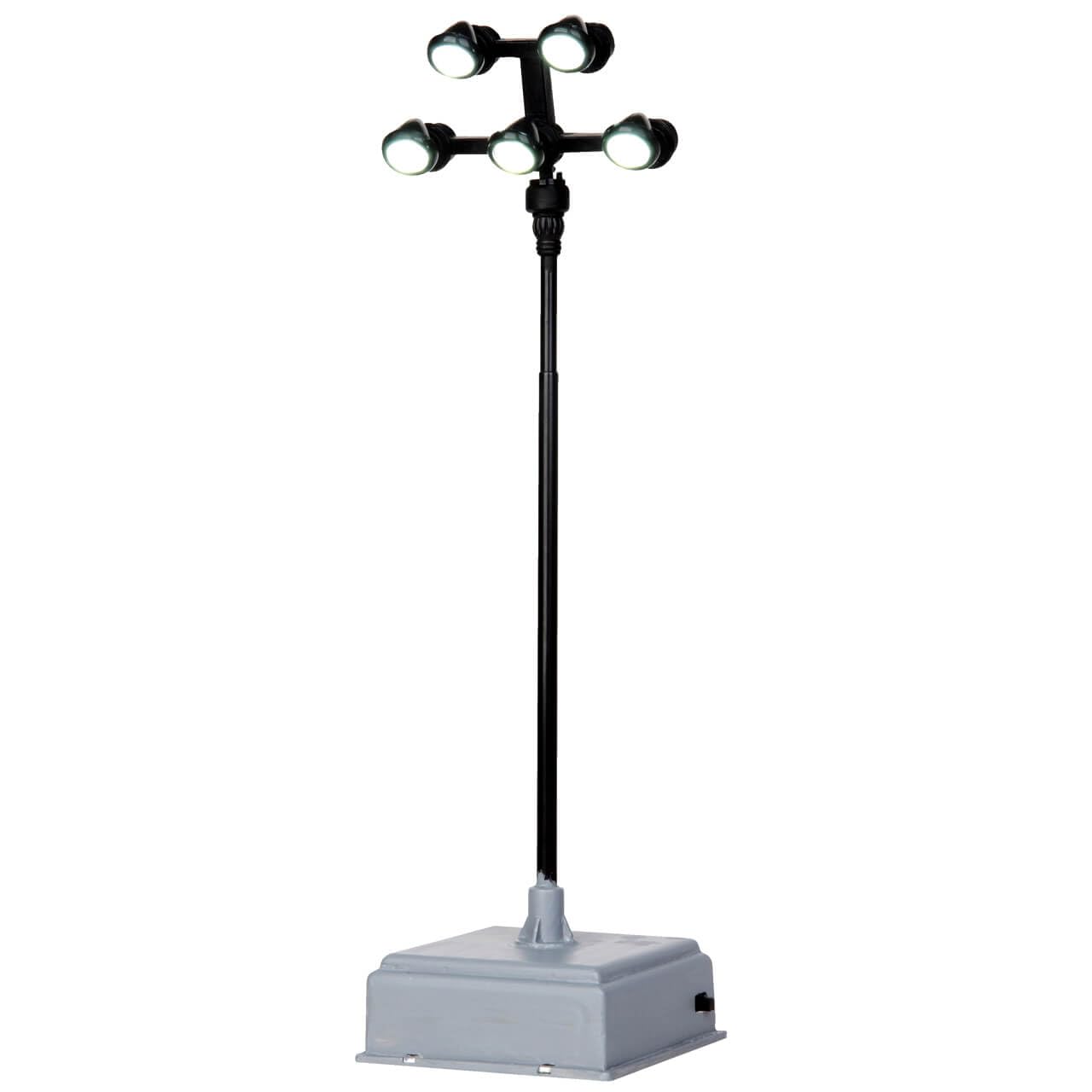 Lemax Village Collection Field Lights Battery Operated #44755, Black, Grey