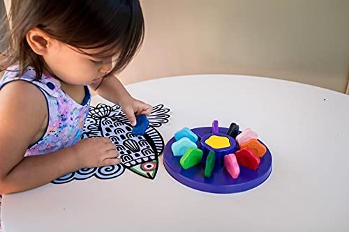 Djeco Little Colors 12 Flower Shape (39005), Multicolor, Count (Pack of 1)