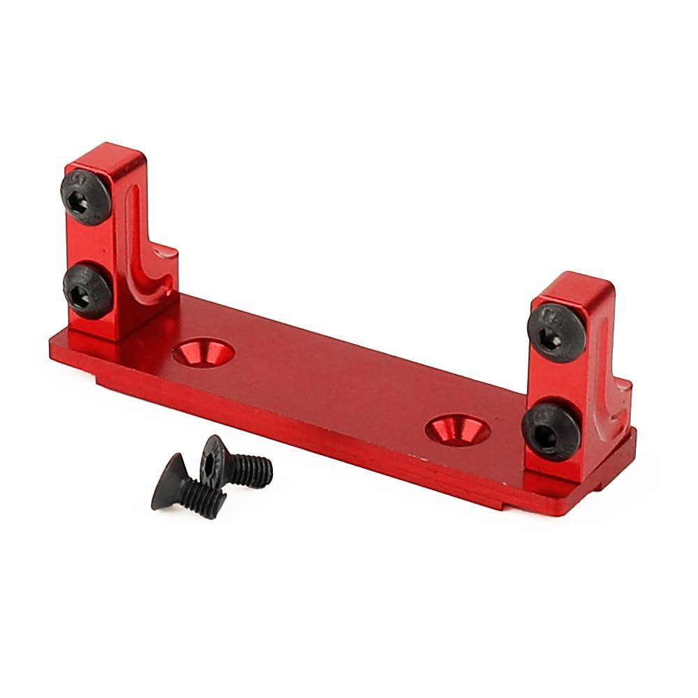 RZXYLRC 1/10 Metal Alloy Front Axle Servo Mount Holder Servo Fixed Bracket for AXI03004 Capra 1.9 RC Car Alloy Upgrade Parts (Re