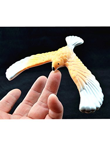 3 Pcs Cute Balancing Bird With Clear Triangle Stand (Colors May Vary) By C&H Solutions®