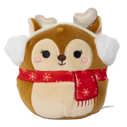 Squishmallows 4" Darla The Reindeer Plush Toy - Multicolor, Includes Stickers