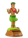 KC Hawaii Shaka Hula Man Solar Dashboard Doll - Multicolored Fun Car Accessory for Hula Lovers