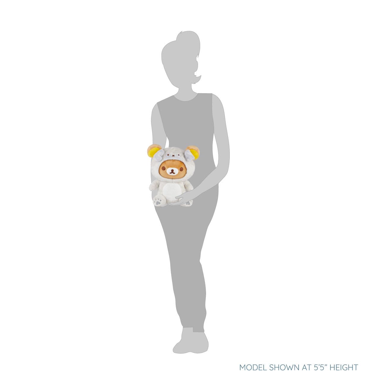 Rilakkuma San-X Original Sitting Pug Costume Plush - 12-inch Plush