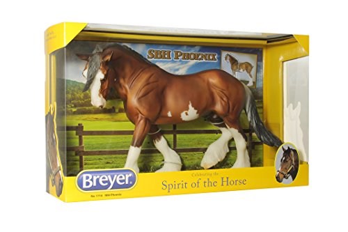 Breyer Traditional Series Sbh Phoenix Clydesdale Horse | Model Horse Toy | 13.75' X 8.75' | 1:9 Scale | Model #1716