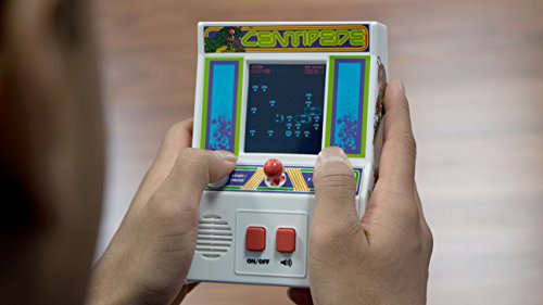 Basic Fun Arcade Classics - Centipede Retro Handheld Arcade Game, White, One Size
