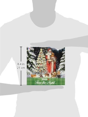 Ceaco Twas The Night - Warm Winter Cuddles - Holiday Puzzle (1000 Piece)