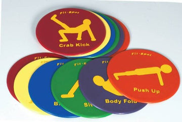 Sportime 9 in Fit-Spots, Set of 12