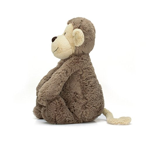 Jellycat Bashful Monkey Stuffed Animal, Medium, 12 Inches