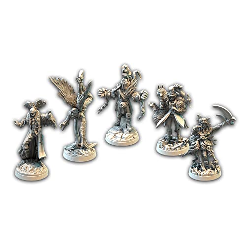 Etherfields Alternative Advanced Heroes Minatures Upgrade | Fantasy Game | Strategy Game | Adventure Game For Adults | Ages 14+ | 1-5 Players | Avg. Playtime 90-180 Mins | Made By Awaken Realms
