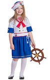 Sailor Girls Costume Medium - Age 8 To 10