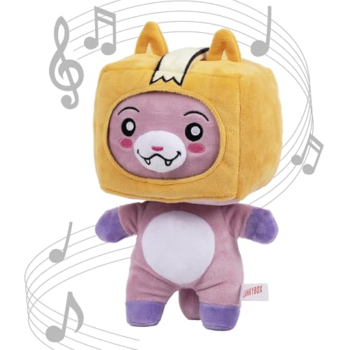 LankyBox Foxy Singing Plush Toy, Collectible Multicolored Plush, Model 29010, Officially Licensed Merchandise