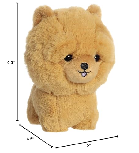 Aurora® Playful Teddy Pets™ Chow Chow Stuffed Animal - Unique Design - Endless Play - Brown 6.5 Inches