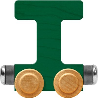 Nametrains Bright Letter Car T - Made In Usa (Green)