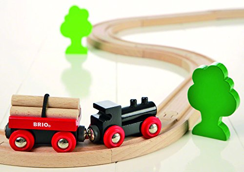 Brio World - 33042 Little Forest Train Set - Premium 18-Piece Wooden Toy Train Set With Track And Accessories | Perfect For Kids Ages 3 And Up | Fsc Certified For Sustainability
