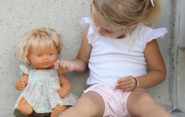 Miniland 15'' Anatomically Correct Baby Doll, Caucasian Girl