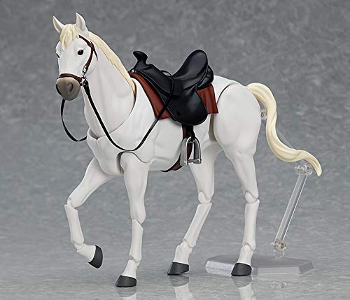 ??????????(Max Factory) Figma Horse Ver. 2 White Non-Scale Abs & Pvc Pre-Painted Action Figure, Resale