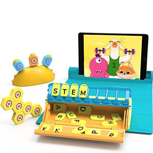 Plugo Stem Pack By Playshifu - Count, Letters & Link (3In1) | Math, Words, Magnetic Blocks, Puzzles | 4-10 Years Stem Toys | Gift Boys & Girls (Works With Ipads, Iphones, Samsung Tabs, Kindle Fire)