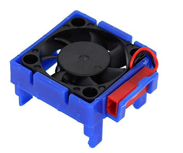Powerhobby Motor Cooling Fan/HeatSink Dual Twin Fan + Velineon VXL-3s ESC Cooling Fan Combo Blue Compatible with Traxxas Slash 4