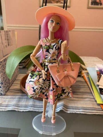 Eledoll Fashion Pack Clothes Set For 12 Inch Doll Summer In Paris Floral Dress Set (Katherine)