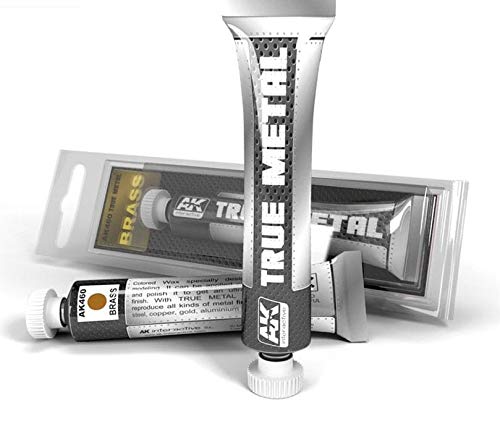 Ak-Interactive Ak 460, True Metal Ultra-Realistic Finish Brass - Model Building Paints And Tools # Ak-460