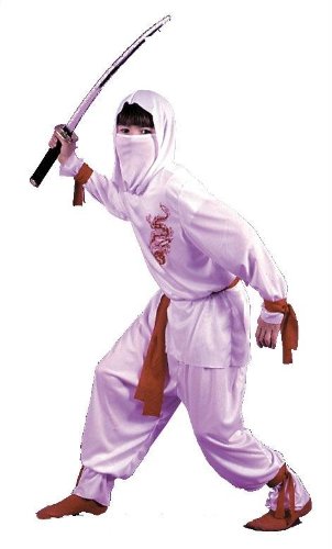 White Ninja Dlx Child Lrg
