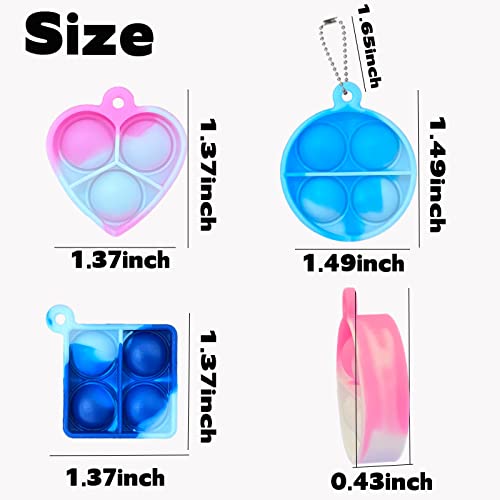 24Pcs 1.5In, Pop Bubble Fidget Sensory Toys, Pop Toy Bulk For Party Favor, Classroom Student Prizes Easter Basket Goodie Bag Stu