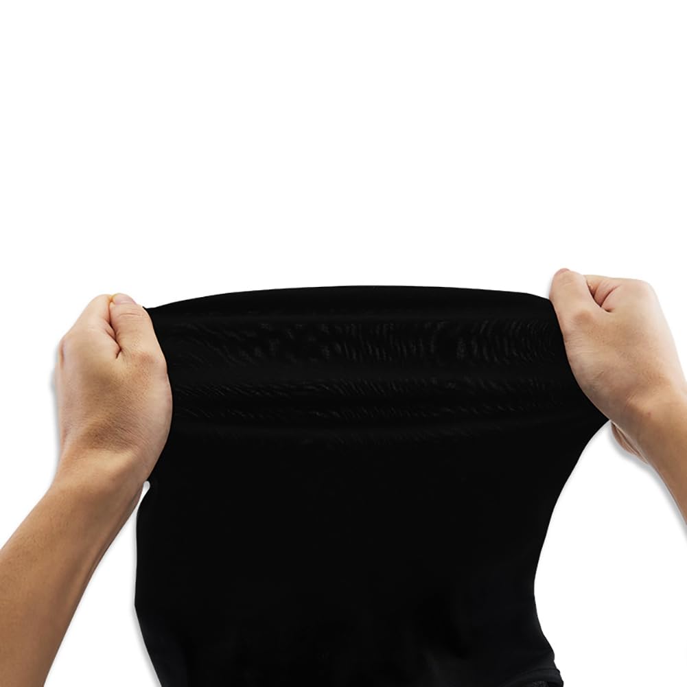 2 Pcs White Full Face Mask Cover Faceless Skin Masks Halloween Cosplay Spandex Hood Mask for Unisex Cosplay