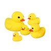 Bath Duck Toys 5 Pcs Rubber Duck Family Squeak Ducks Baby Shower Toy For Toddlers Boys Girls (Yellow Duck Family)